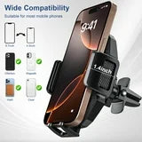Car Phone Holder, Air Vent Phone Car Holder, Universal Phone Holder for Dashboard and Windshield, Car Mount for Cars, Trucks, SUVs