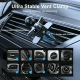 Car Phone Holder, Air Vent Phone Car Holder, Universal Phone Holder for Dashboard and Windshield, Car Mount for Cars, Trucks, SUVs