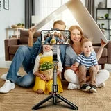 Selfie Stick Tripod , 41 inch Aluminum Alloy Retractable , Extendable 3 in 1 with Wireless Remote and Stand 360 Rotation for Iphone Android