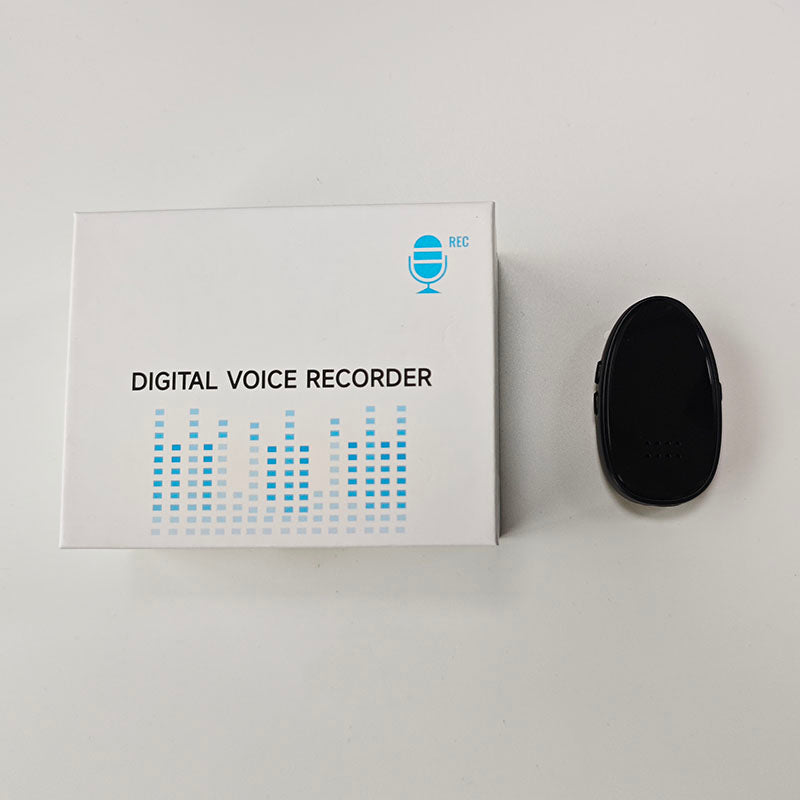 Magnetic Digital Voice Recorder with AI-Triple Noise Reduction,Portable Audio Recorder Compatible with Smart Cell Phone/PC Recording Device for Lectures,Meetings,Interviews,Black