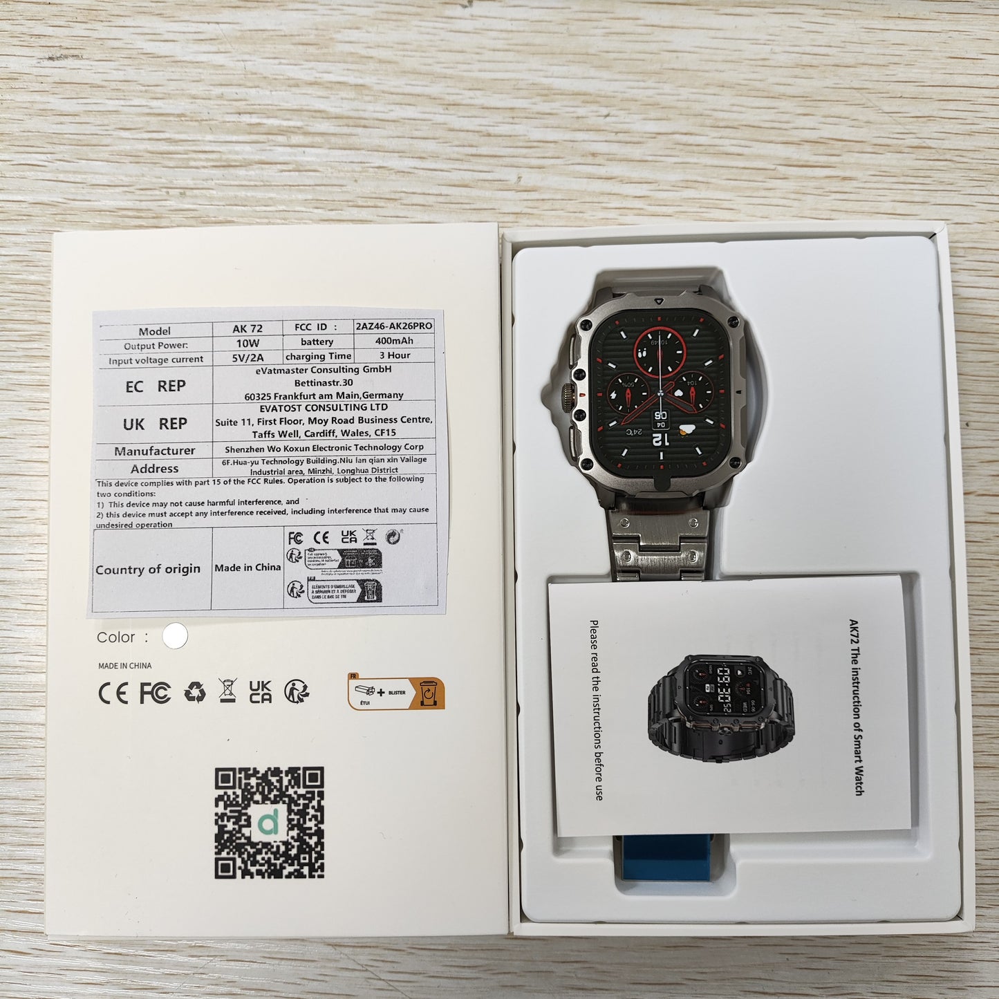 Smartwatch for Men(Answer/Make Calls), AMOLED HD Touch Screen Smart Watch With Voice Assistant/Message Reminder/Pedometer/Weather Forcest/Sport Modes, Fashion Outdoor Fitness Watch With Adjustable Band, Compatible For Android/Iphone, A Special Gifts