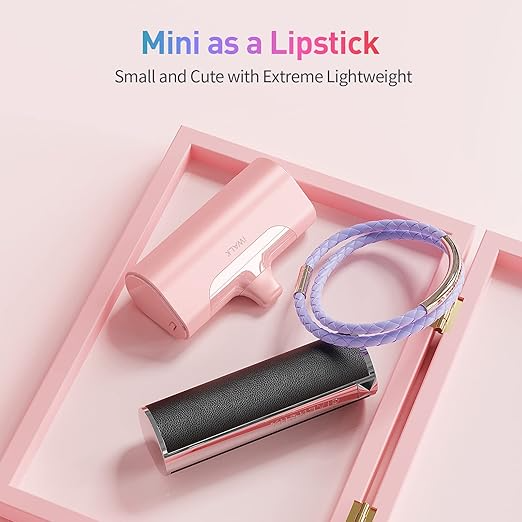 iWALK Mini Portable Charger 4500mAh Ultra-Compact Power Bank Small and Cute Battery Pack Compatible with iPhone 14/13/13 Pro/13 Pro Max /12/12 Pro/12 Pro Max/11 Pro/XR/X/8/Plus,Airpods and More,Green