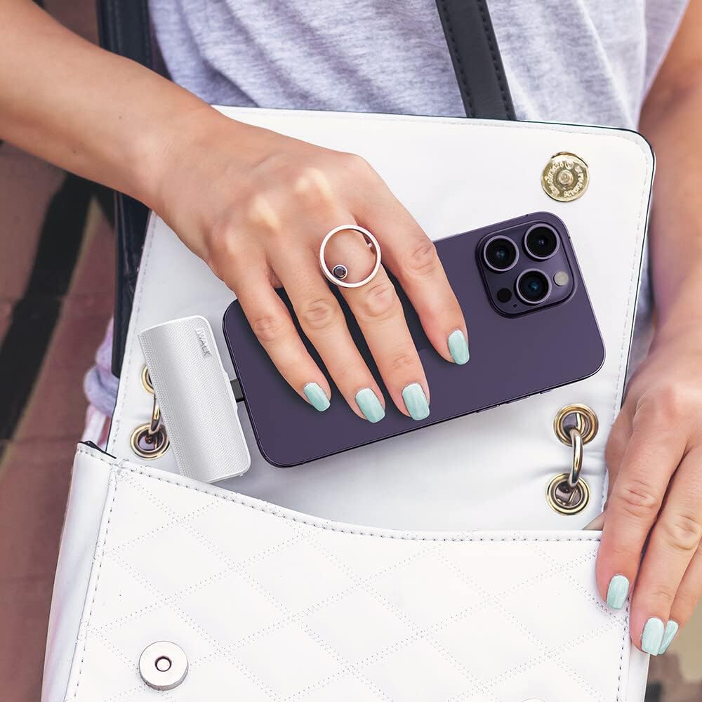 iWALK 3350mAh Portable Compact Built in Connector Docking External Battery Pack Power Bank Charger compatible with iPhone 14/14 Pro/14 Pro Max/14 Plus/13/12/11 /XS/XR/X/8/7/6s/Plus and More