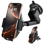 Car Phone Holder, Air Vent Phone Car Holder, Universal Phone Holder for Dashboard and Windshield, Car Mount for Cars, Trucks, SUVs