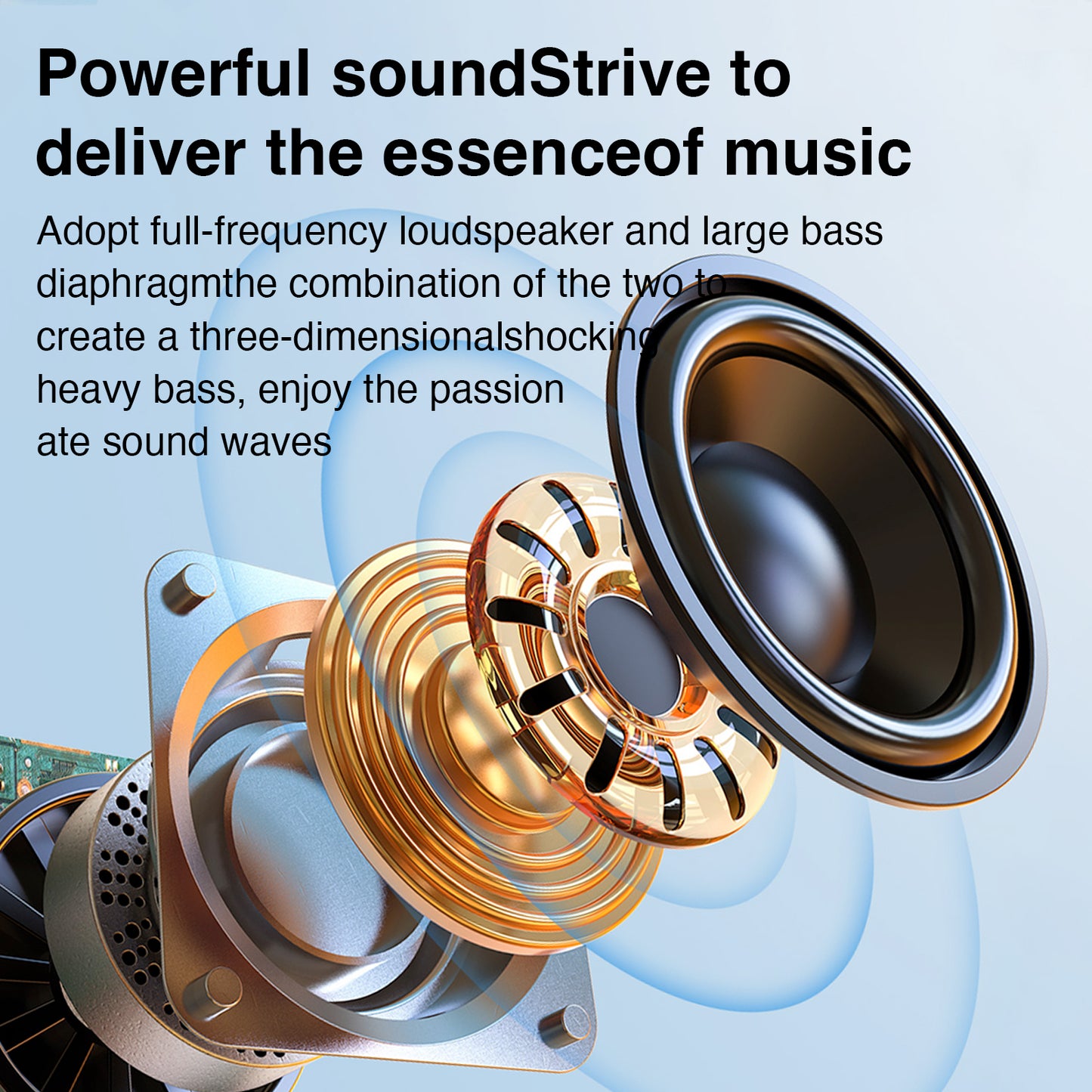 ZEALOT S32 Portable Bluetooth Speakers, Wireless Speaker，S32 Samll Outdoor Speaker, Waterproof IPX5, Stereo Pairing/USB/MIC/TF Card/AUX for iOS Andriod Gift for Men，Kids -Black