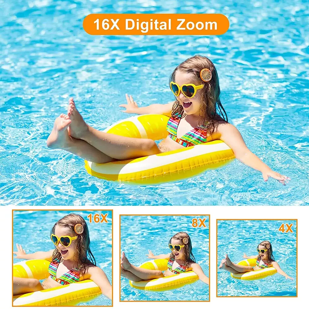 Upgrade Digital Camera, Autofocus 50MP FHD 1080P Camera With 16x Zoom Anti Shake, Compact Camera for Kid Student Children Teen Girl Boy, Kids Camera with 32GB SD Card
