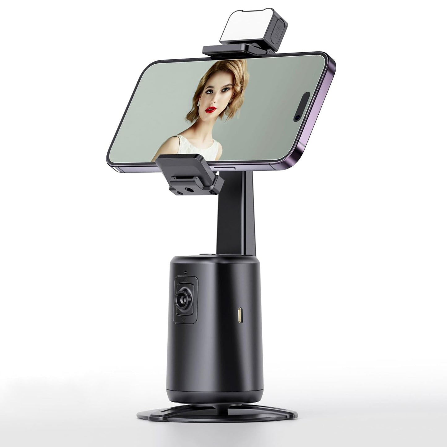 Phone Accessories Black automatic face tracking phone stand