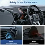 Car Phone Holder, Air Vent Phone Car Holder, Universal Phone Holder for Dashboard and Windshield, Car Mount for Cars, Trucks, SUVs