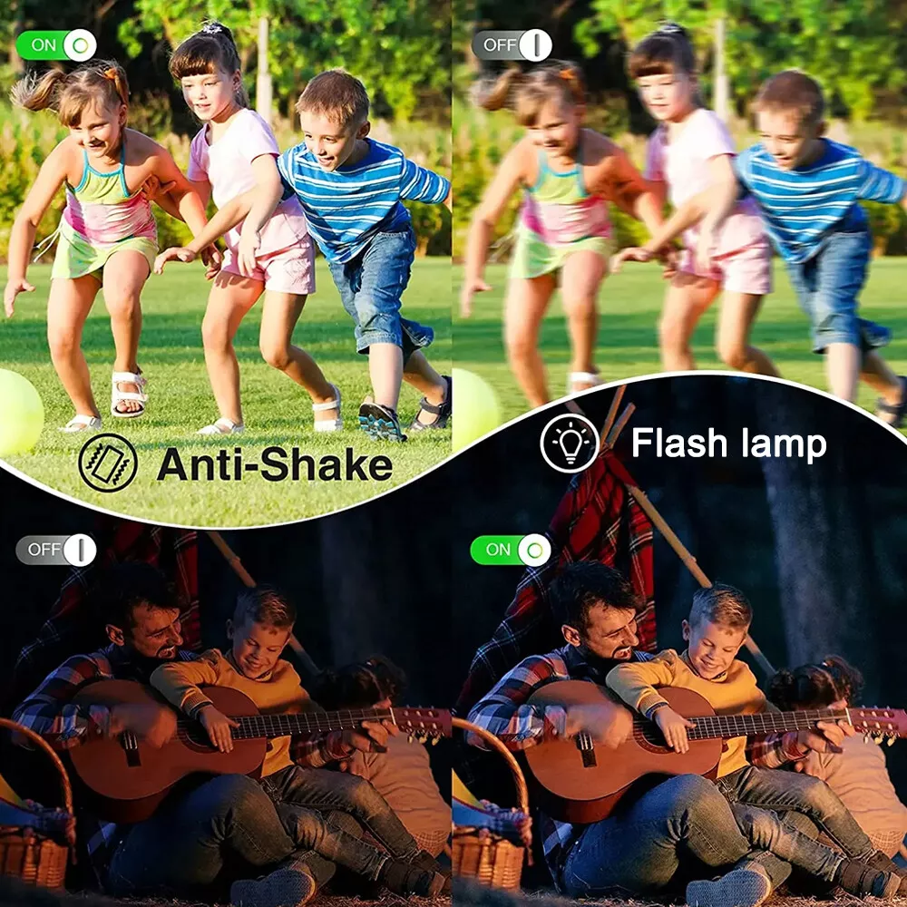 Upgrade Digital Camera, Autofocus 50MP FHD 1080P Camera With 16x Zoom Anti Shake, Compact Camera for Kid Student Children Teen Girl Boy, Kids Camera with 32GB SD Card