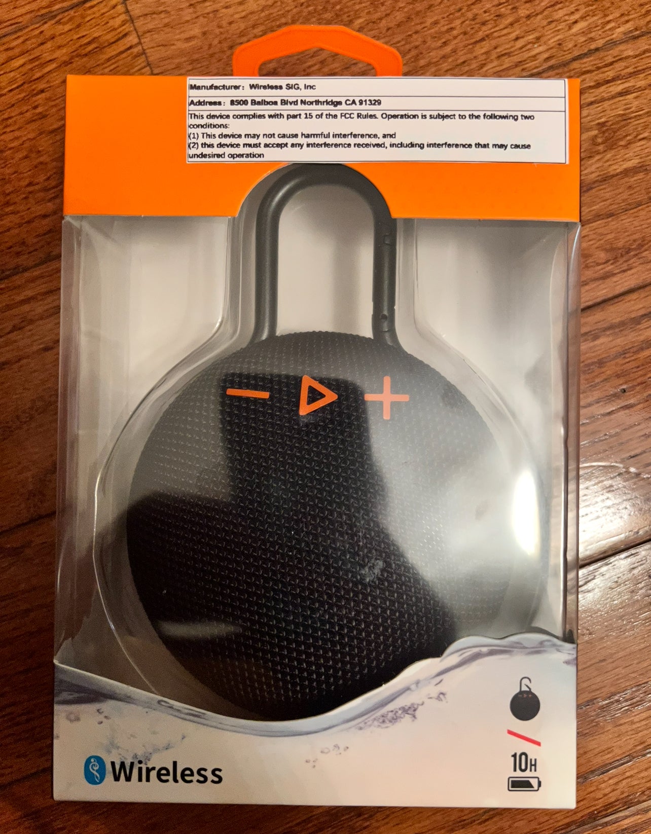 Compact and Powerful Sound Wireless Bluetooth Speaker, Perfect for On-the-Go Adventures and Outdoor Activities Clip3Max for Universal Cell Phone And Bluetooth Device