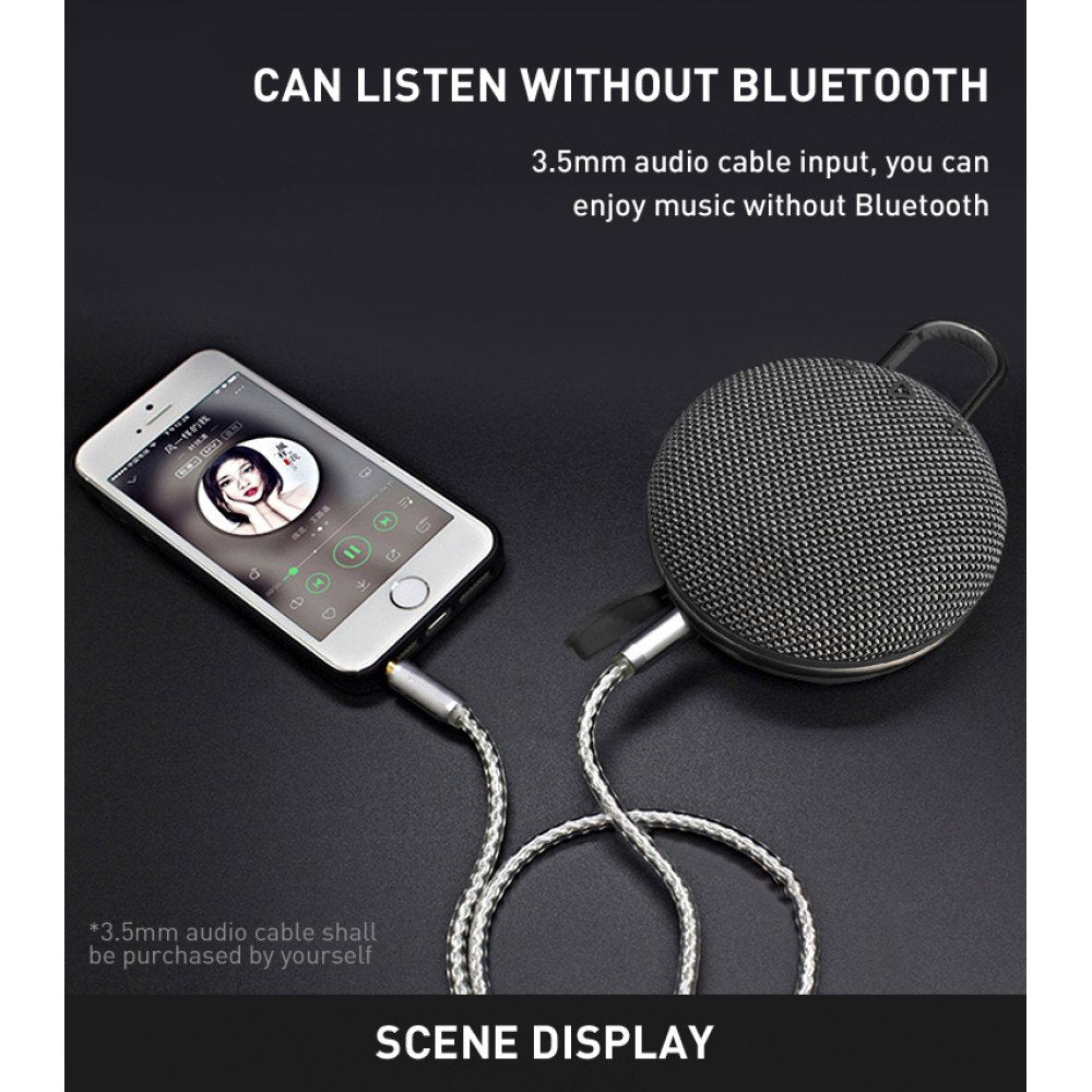 Compact and Powerful Sound Wireless Bluetooth Speaker, Perfect for On-the-Go Adventures and Outdoor Activities Clip3Max for Universal Cell Phone And Bluetooth Device