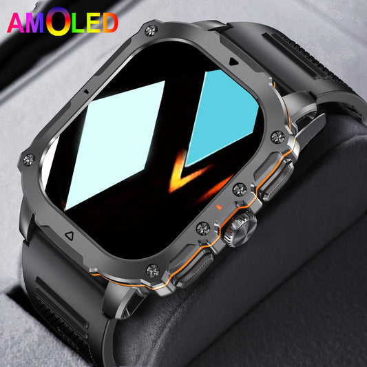 Smart Watch For Men Ultra HD 1.95" Full Touch Smart Watch for Men & Women - Wireless Call, 100+ Sports Modes, Sleep Tracker, GPS, Compatible with iPhone and Android Phones