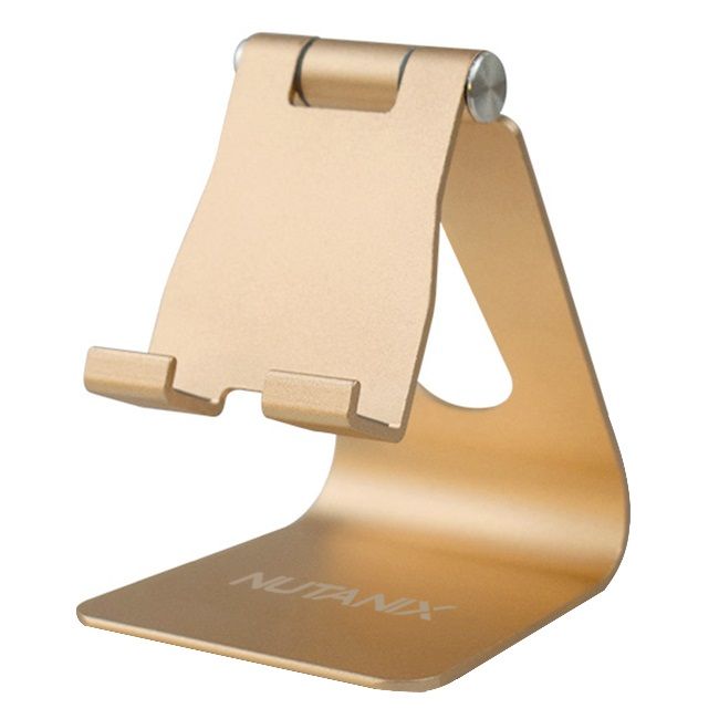 Skip to the beginning of the images gallery Custom Single Folding Cell Phone Holder & Tablet Stand